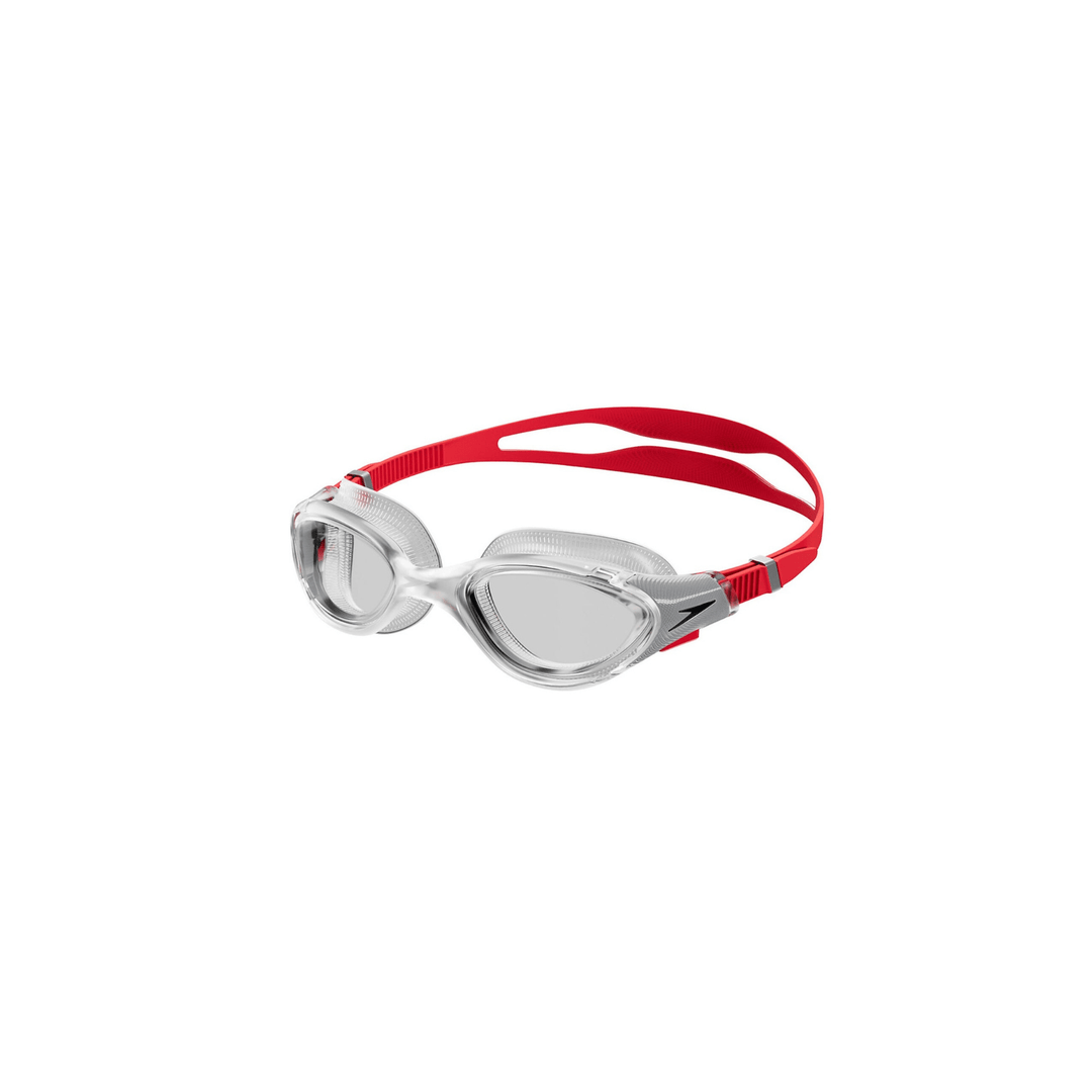 Speedo Goggles Fed/ Red/ Silver/ Clear Biofuse 2.0 Goggle