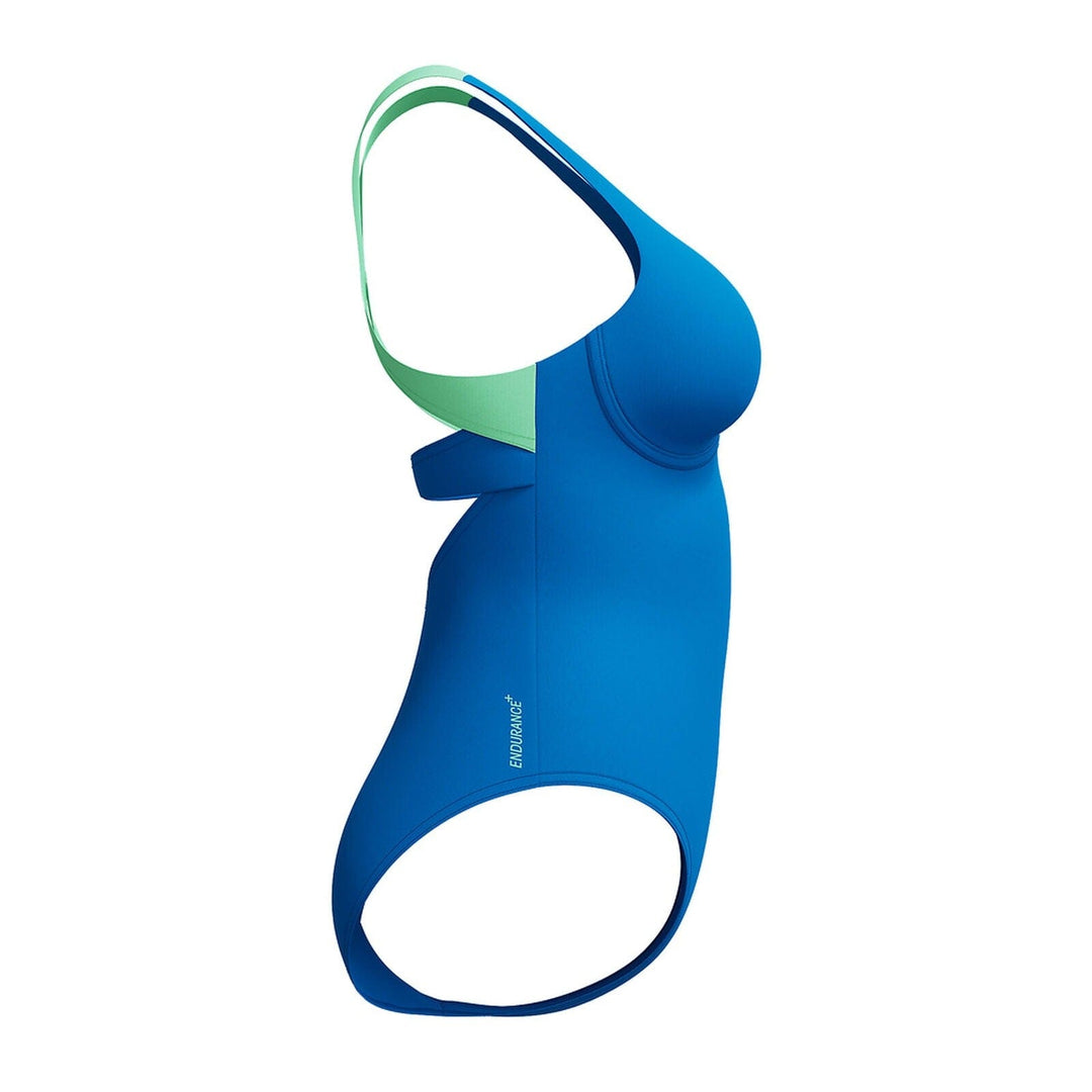 Speedo Womens Flex Band Swimsuit With Built In Swim Bra One Piece