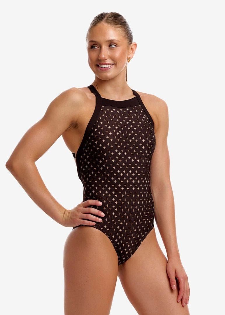 Funkita One Piece Swimsuit Hot Cross / 8 Sky Hi One Piece