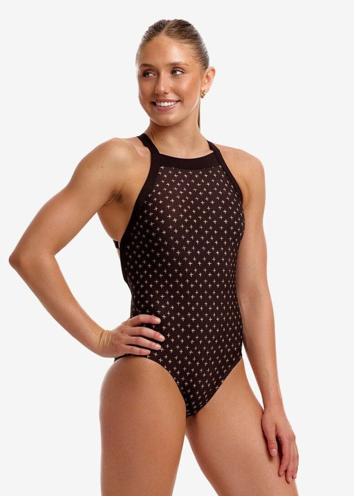 Funkita One Piece Swimsuit Hot Cross / 8 Sky Hi One Piece