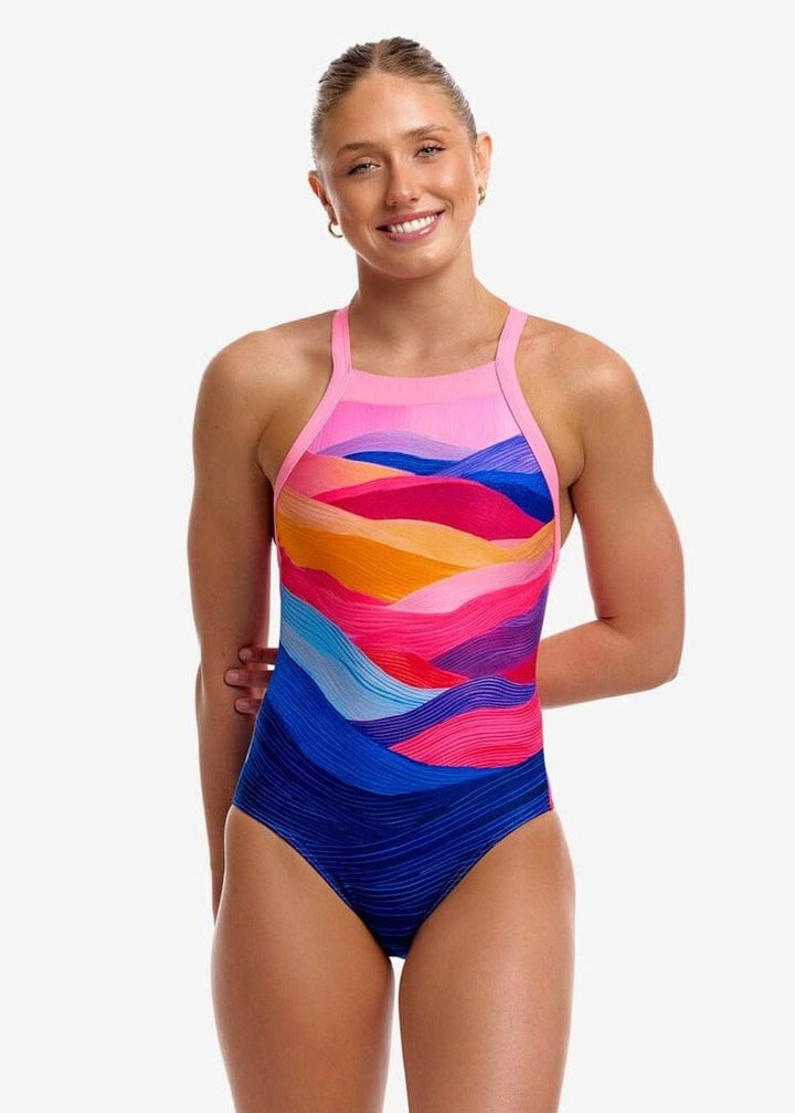 Funkita One Piece Swimsuit Misty Mournes / 8 Sky Hi One Piece