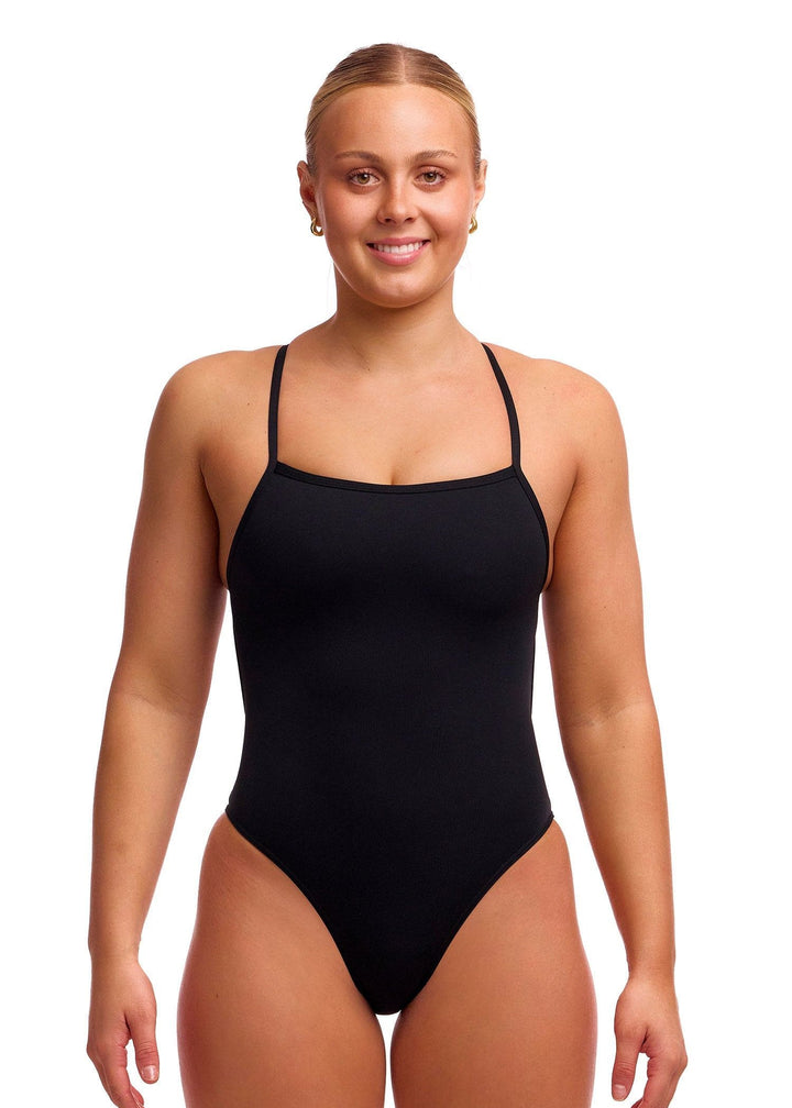 Funkita One Piece Swimsuit Still Black / 6 Single Strength One Piece