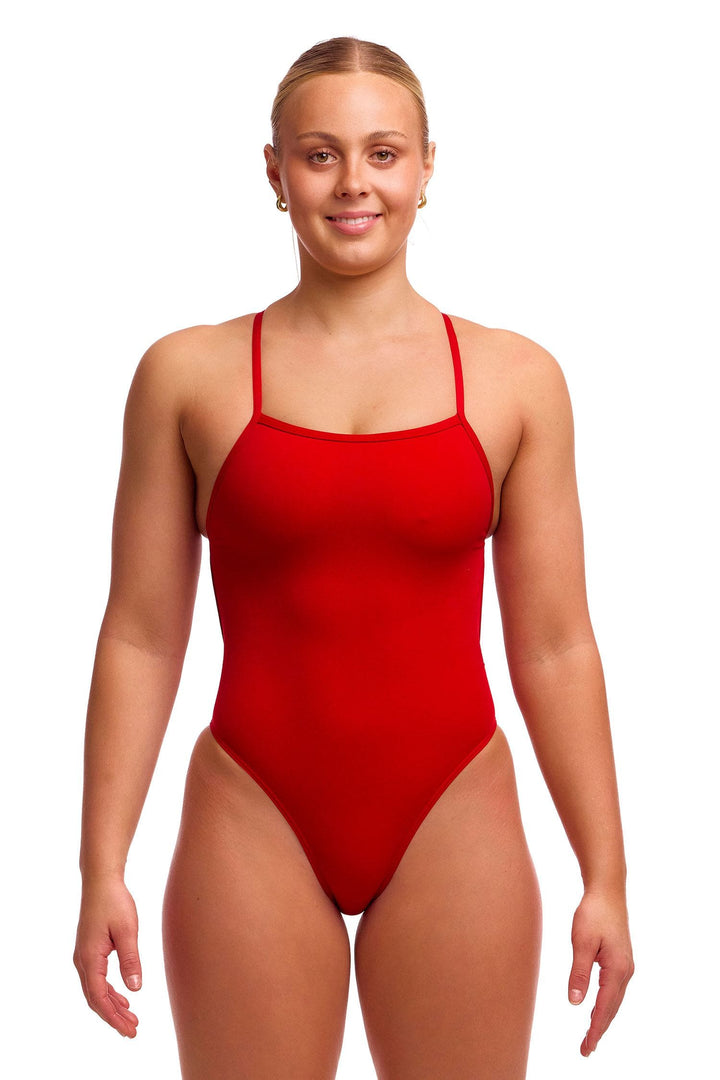 Funkita One Piece Swimsuit Still Red / 6 Single Strength One Piece