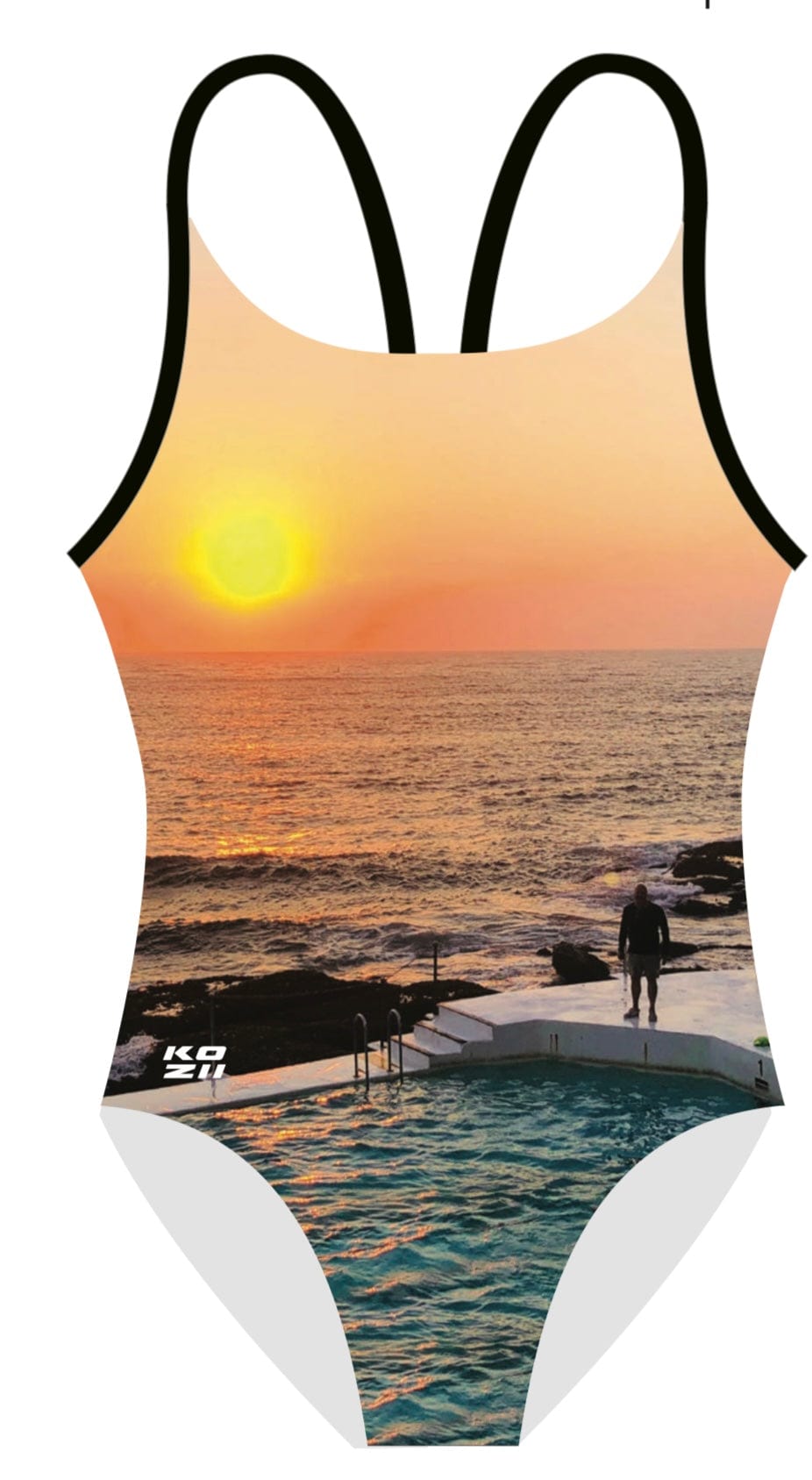 Kozii One Piece Swimsuit Rogers / 10 Girls Neil Rogers Icebergs Squad I Custom SwimSuit