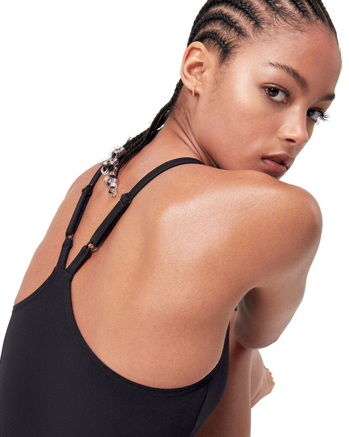 Speedo One Piece Swimsuit Endurance+ V Back Longer Body