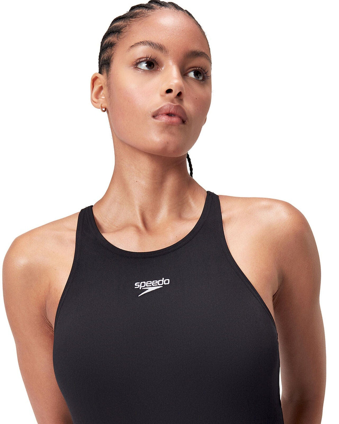 Speedo One Piece Swimsuit Endurance+ V Back Longer Body