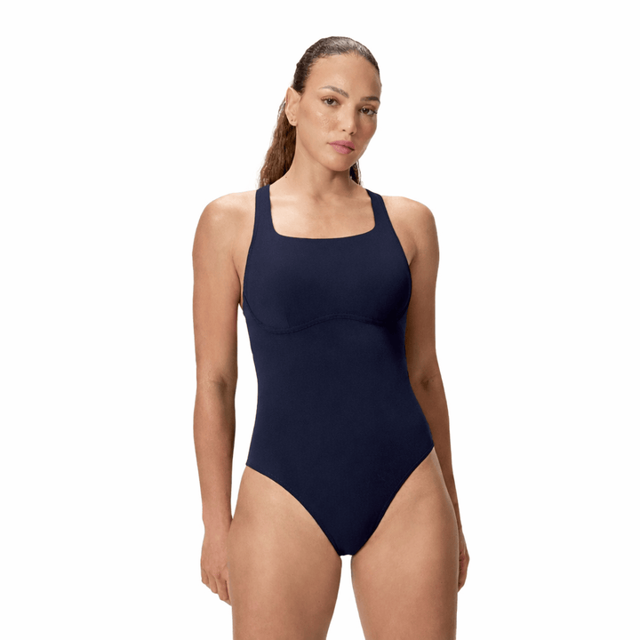 Speedo One Piece Swimsuit Flex Band Swimsuit