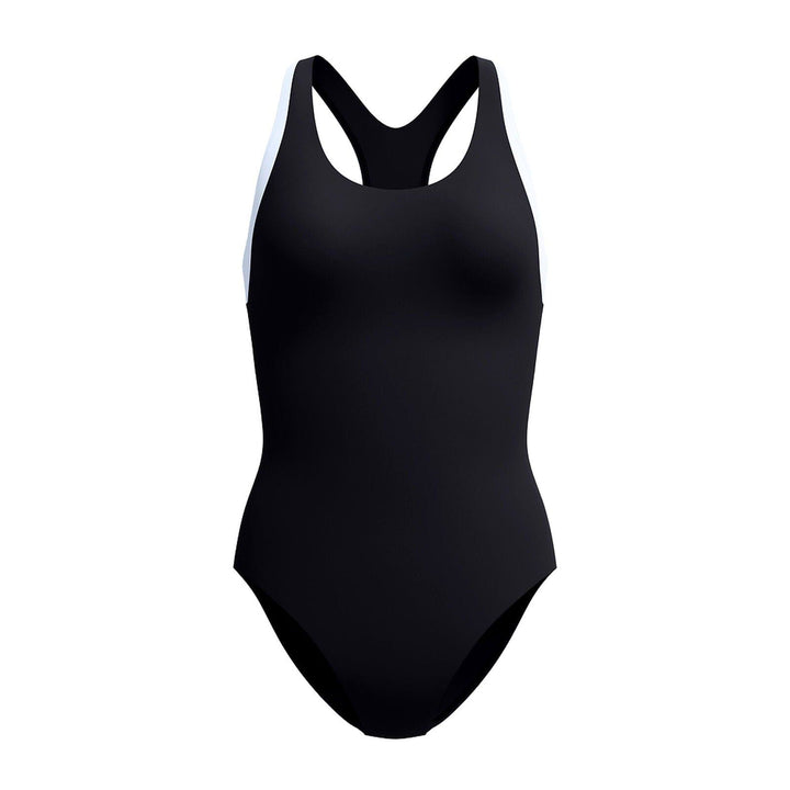 Speedo One Piece Swimsuit Womens Colourblock Racerback