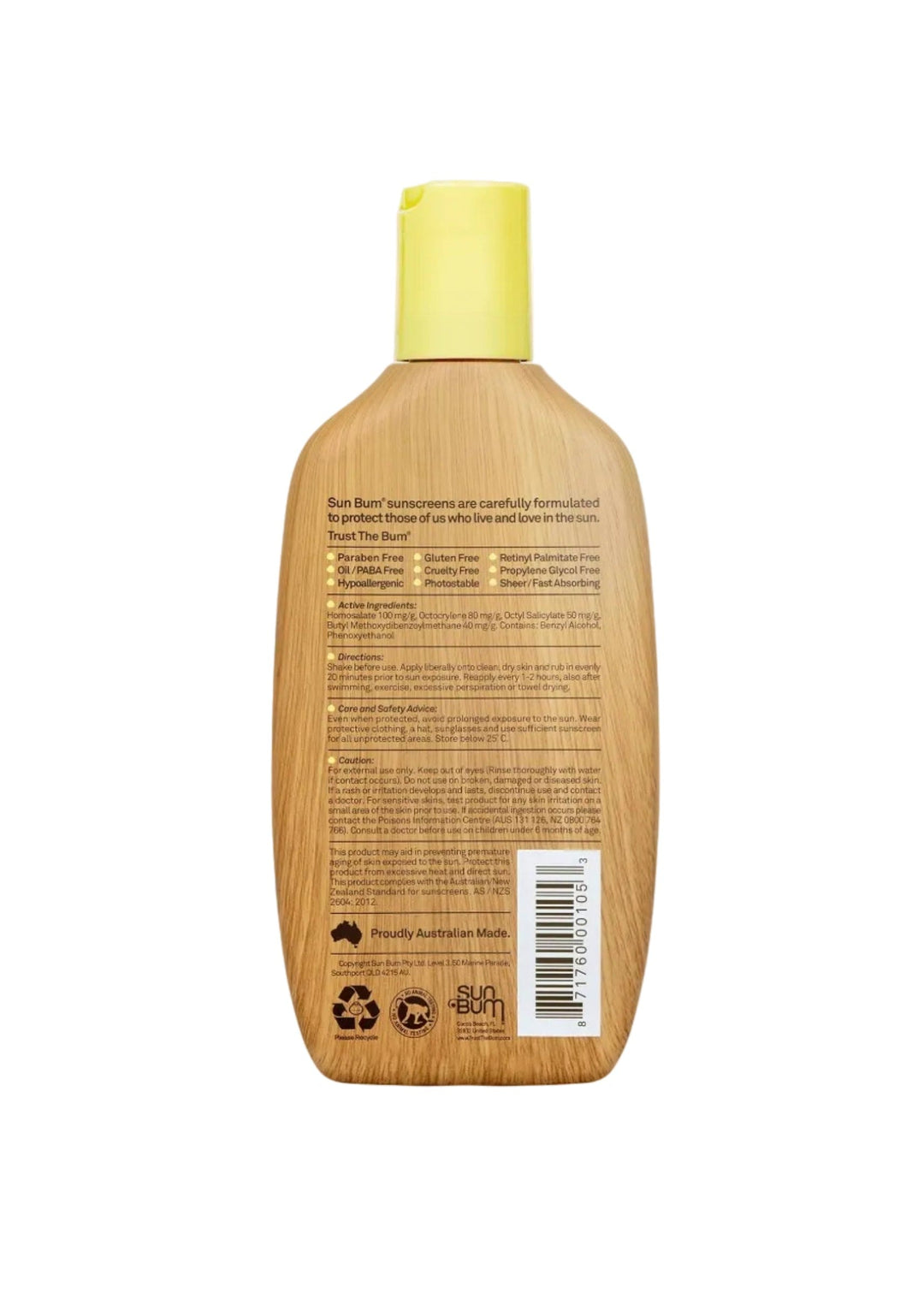 Sun Bum Body & Hair Care Sun Bum SPF 50+ Sunscreen