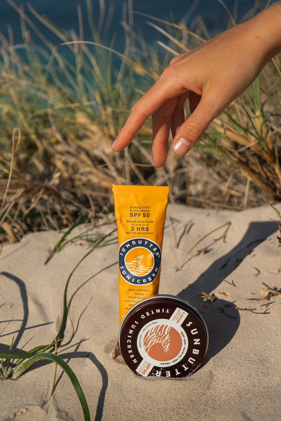 SunButter Reef Safe Body Care Reef Safe SPF50 Sunscreen Water Resistant Tube -120g