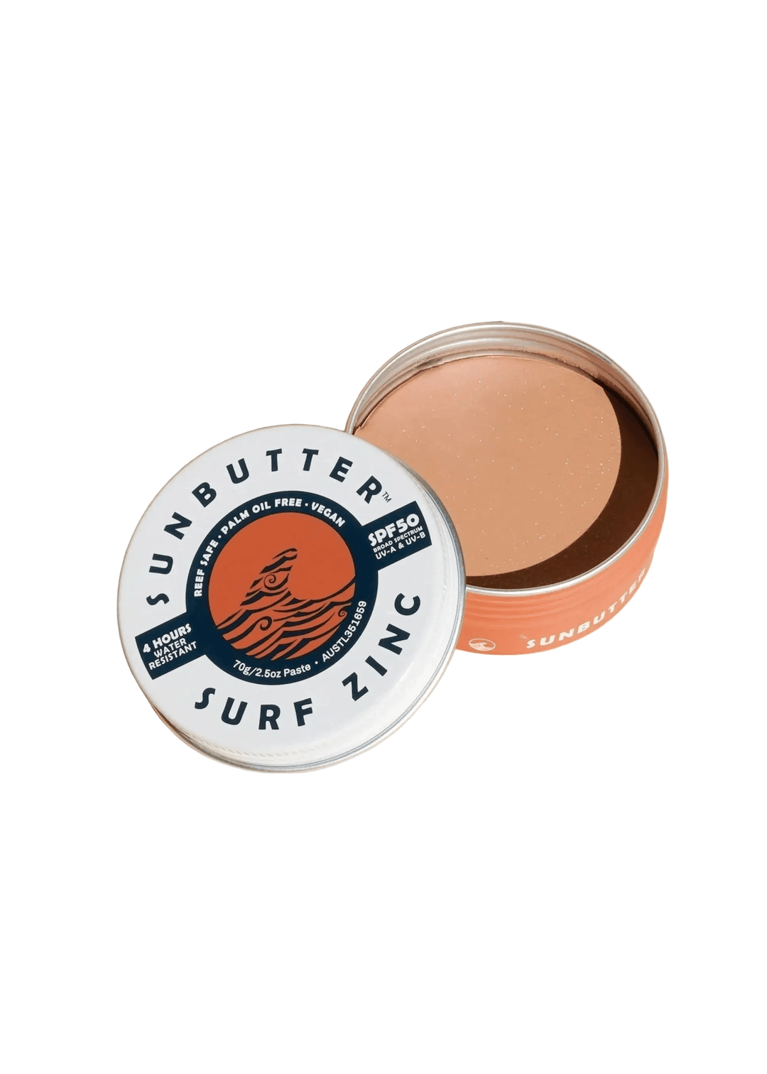SunButter Reef Safe Body Care SunButter - SPF50 Surf Zinc (70g)