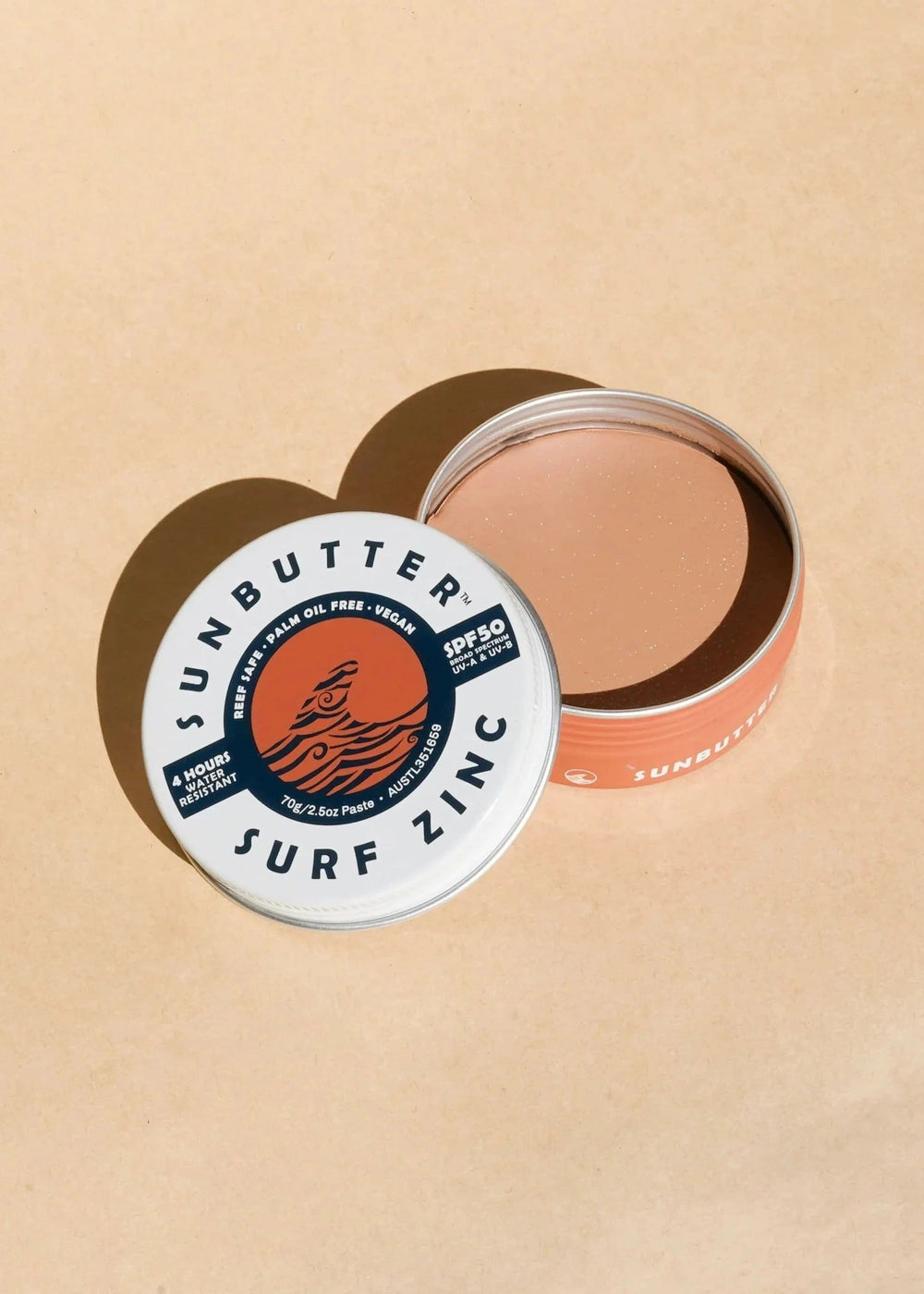 SunButter Reef Safe Body Care SunButter - SPF50 Surf Zinc (70g)