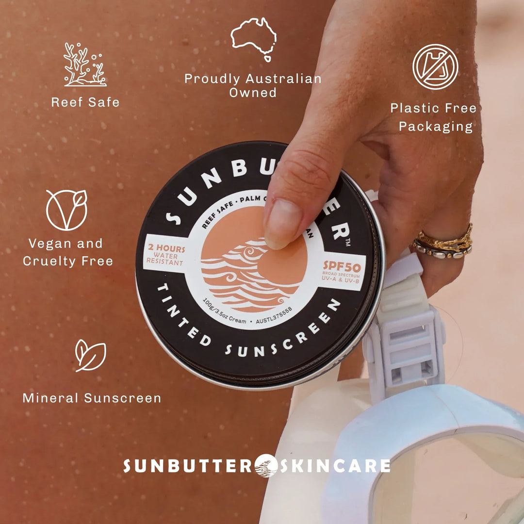 SunButter Reef Safe Body Care SunButter Tinted SPF50 Reef Safe Face Sunscreen